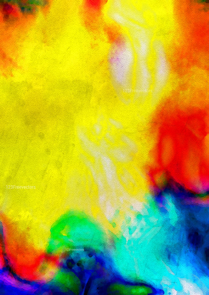 Colorful Watercolor Background Texture