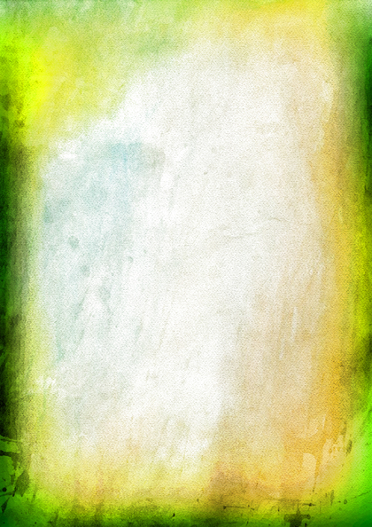 Green Yellow and White Watercolor Background