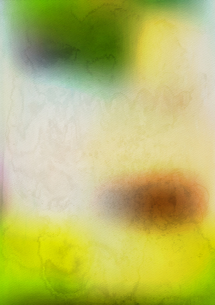 Green Yellow and White Watercolor Background