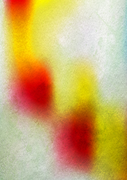 Grey Red and Yellow Watercolor Background Texture