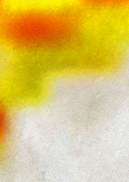Grey Red and Yellow Watercolour Grunge Texture Background Image
