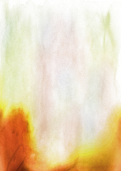 Orange and White Watercolor Background Texture Image