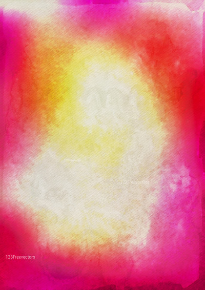 Pink Yellow and Beige Watercolour Background Image