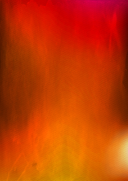 Red and Orange Watercolor Texture Background