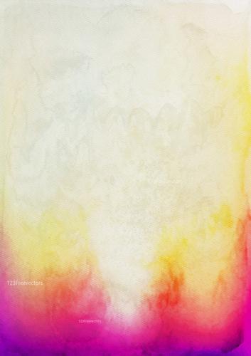 Red Purple and Yellow Grunge Watercolor Background