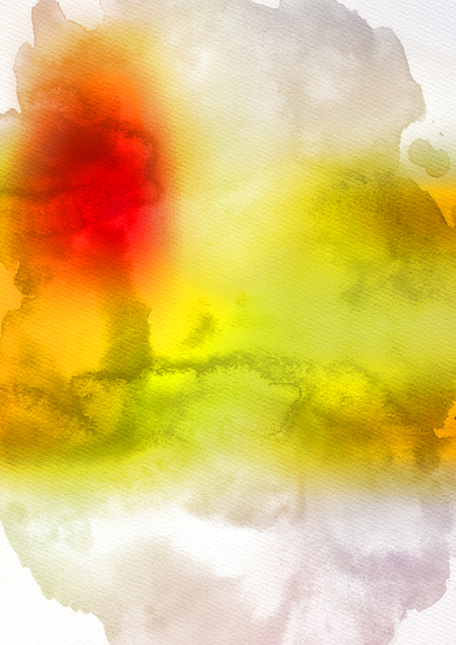 Red White and Yellow Watercolour Background Texture Image