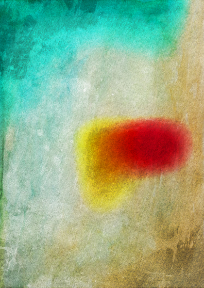 Red Yellow and Blue Watercolor Texture Background Image