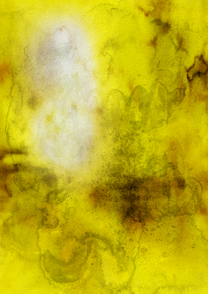 Yellow and White Water Color Background