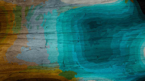 Blue and Brown Wood Background