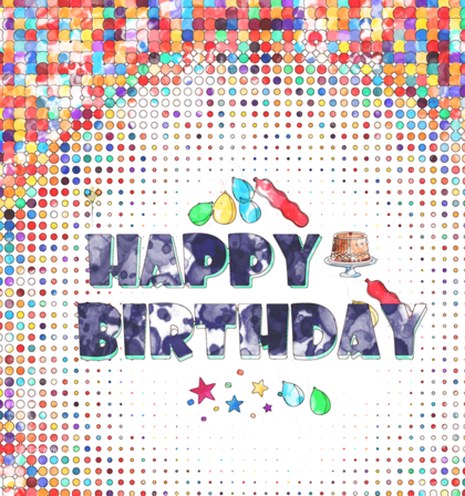 Birthday Card Background Design
