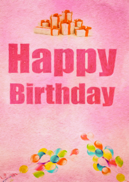Birthday Party Background Graphic
