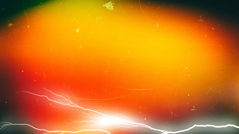 Black Red and Orange Lightning Background Image