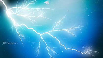 Blue Lightning Background Graphic