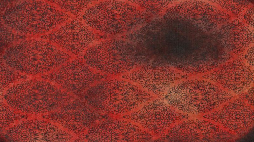 Dark Red Damask Pattern Texture Background Image