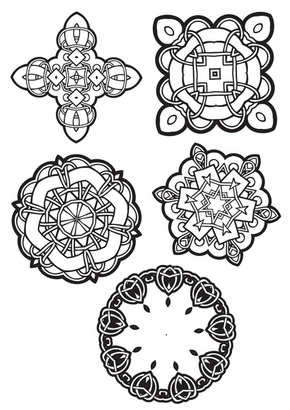 circle Ornaments Vector Illustration