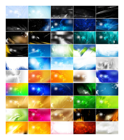 50 Abstract Background Vector Pack