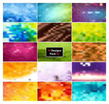 15 Abstract Texture Background Vector Pack 02
