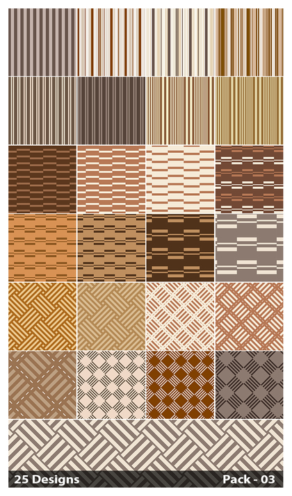 25 Brown Stripes Pattern Background Vector Pack 03