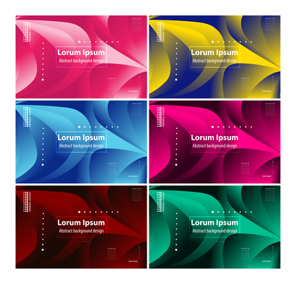 6 Abstract Background Vector Pack