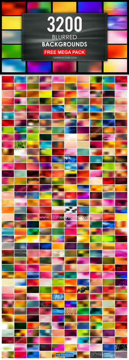 3200+ Free Blurred Background Vector Pack