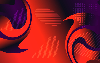 Abstract Red Purple and Black Fluid Gradient Shapes Futuristic Design Background Vector