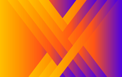 Abstract Blue Orange and Purple Fluid Gradient Geometric Background