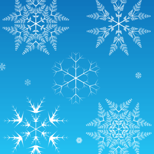 Free Vector Snowflakes