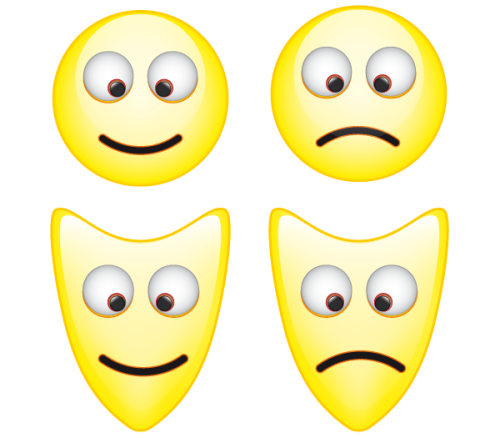 Smiley Mask Vector Icons Free