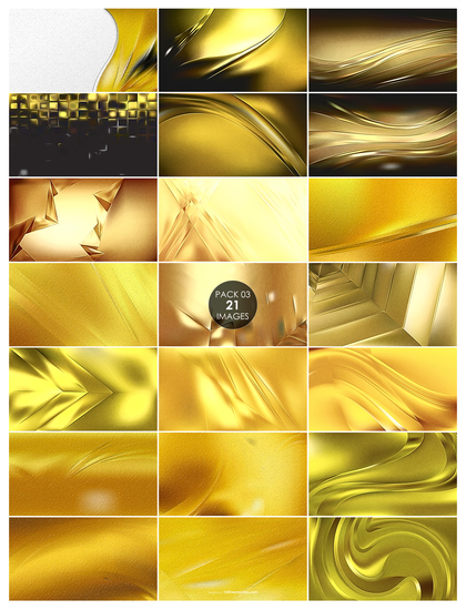 21 Gold Metal Texture Pack 03