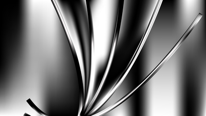 Abstract Black and White Shiny Background