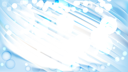 Abstract Blue and White Lights Background