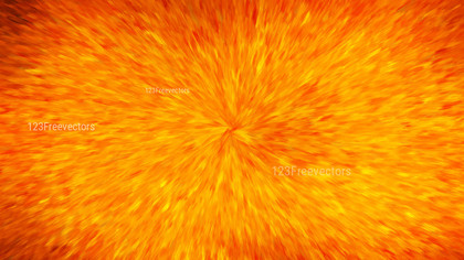 Bright Orange Radial Explosion Background Design