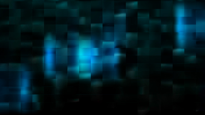 Abstract Black and Blue Gradient Rectangle Mosaic Background