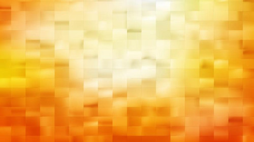 Abstract Orange and White Gradient Square Mosaic Tile Background Image