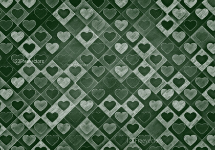 Green Chalkboard Love Background