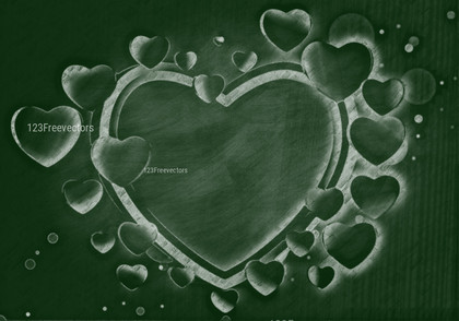 Chalkboard Heart Background Image