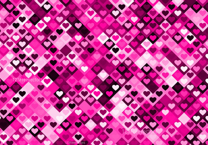 Pink Valentines Background Vector Art