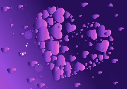 Violet Love Background