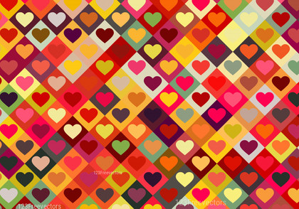 Colorful Valentines Background