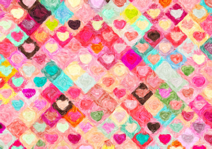Colorful Love Texture Background Design