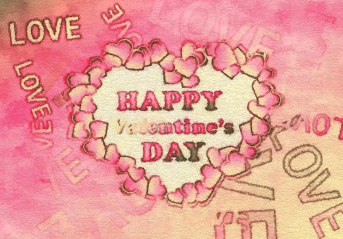 Pink and Beige Valentine Background Texture