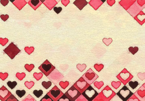 Pink and Beige Valentine Texture Background Design