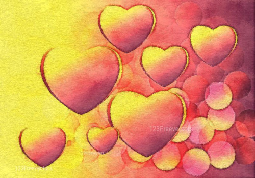 Pink and Orange Valentine Texture Background Image
