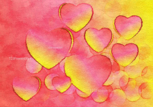 Pink and Orange Valentines Day Texture Graphic