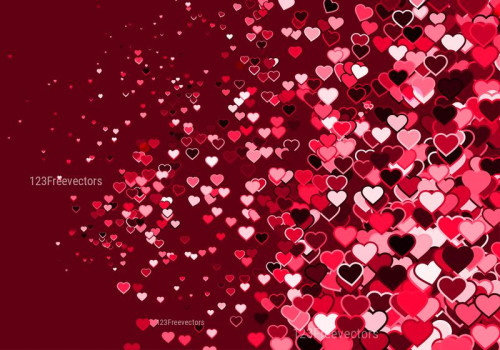 Pink and Red Love Background