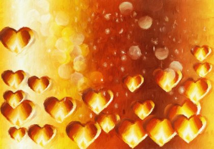 Red and Orange Love Texture Background