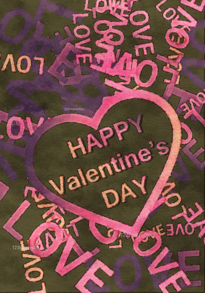 Pink Purple and Black Valentine Texture Background Image