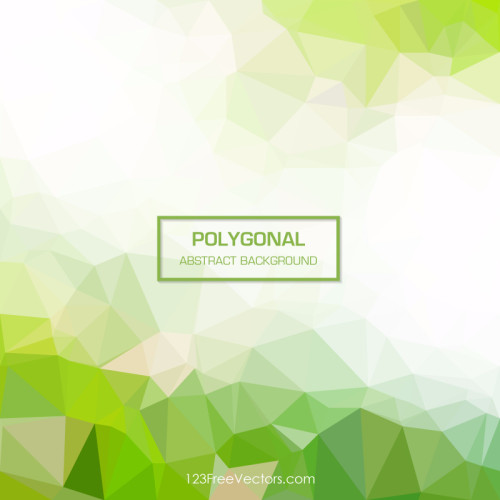Green Low Poly Background Clip Art