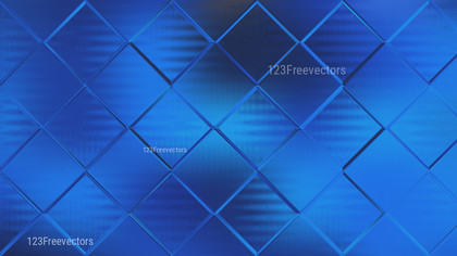 Abstract Blue Geometric Square Background