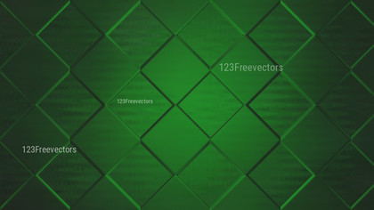 Dark Green Geometric Square Background Design